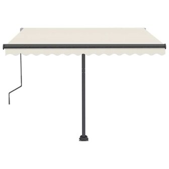 Luifel vrijstaand automatisch 300x250 cm cr&egrave;mekleurig 4