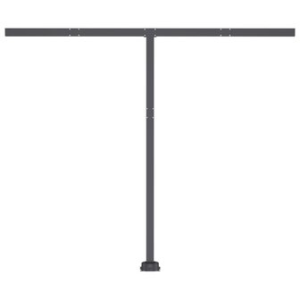 Luifel vrijstaand automatisch 300x250 cm geel en wit 7
