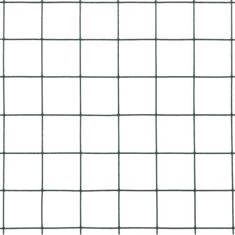 Kippengaas 25x0,5 m staal met PVC coating groen 4