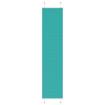 Pliss&eacute; rolgordijn 45x200 cm stofbreedte 44,4 cm petrol groen 1