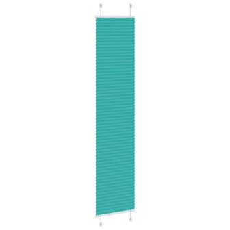 Pliss&eacute; rolgordijn 45x200 cm stofbreedte 44,4 cm petrol groen 4