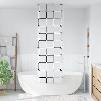 Doucherolgordijn 70x240 cm stofbreedte 66 cm 1