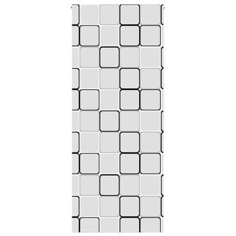 Doucherolgordijn 90x240 cm stofbreedte 86 cm 2