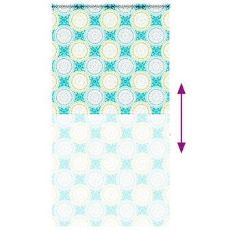 Doucherolgordijn met cassette 140x240 cm stofbreedte 136 cm 5