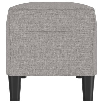 Bankje 100x35x41 cm stof lichtgrijs 4
