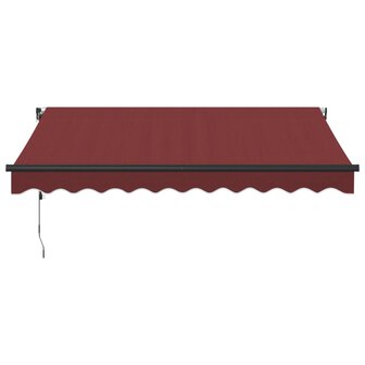 Luifel automatisch uittrekbaar 300x250 cm bordeauxrood 3