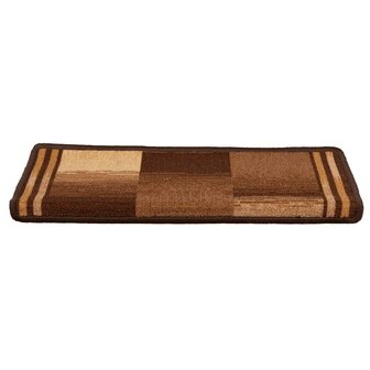 Trapmatten zelfklevend 5 st 65x21x4 cm bruin 3