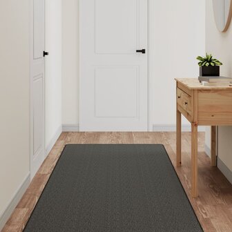 Tapijtloper 80x250 cm sisal-look antracietkleurig 1