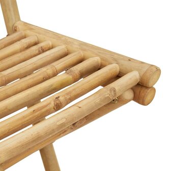 3-delige Barset voor buiten opvouwbaar bamboe 8