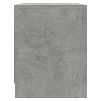 Nachtkastje 45x34x44,5 cm bewerkt hout betongrijs 6