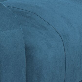 Massagestoel elektrisch verstelbaar fluweel blauw 9