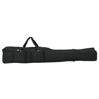 Hengeltas 150 cm oxford stof zwart 1