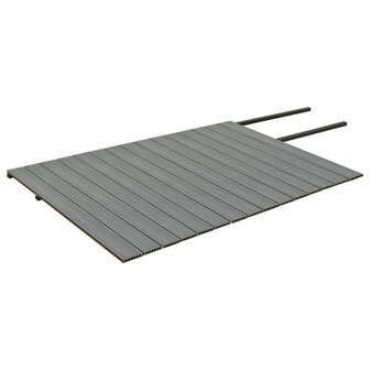 Terrasplanken met accessoires 30 m&sup2; 2,2 m HKC bruin en grijs 4