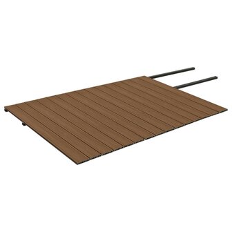 Terrasplanken met accessoires 30 m&sup2; 2,2 m HKC bruin en grijs 5