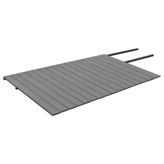 Terrasplanken met accessoires 40 m&sup2; 4 m HKC bruin en grijs 5