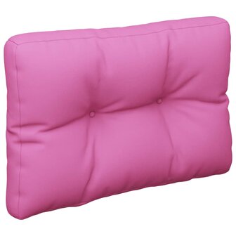 Palletkussens 60x40x12 cm stof roze 2