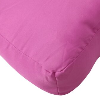 Palletkussens 60x40x12 cm stof roze 7