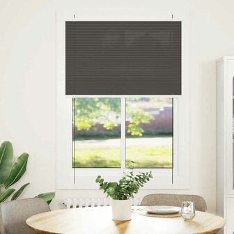 Pliss&eacute; rolgordijn 100x100 cm stofbreedte 99,4cm polyester zwart 2