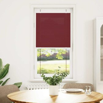 Pliss&eacute; rolgordijn 55x150 cm stofbreedte 54,4 cm bordeauxrood 2