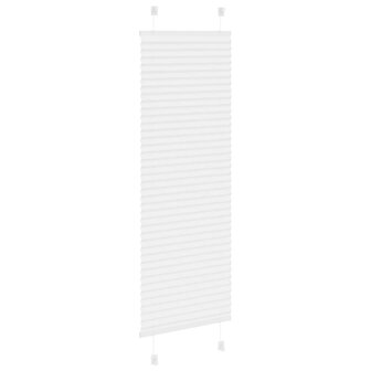 Pliss&eacute; rolgordijn 45x100 cm stofbreedte 44,4 cm polyester wit 4