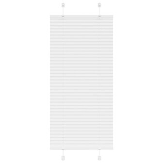 Pliss&eacute; rolgordijn 65x100 cm stofbreedte 64,4 cm polyester wit 1