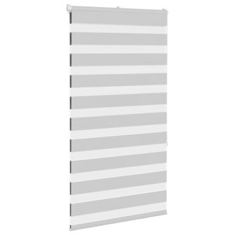 Zebra rolgordijn 80x150 cm stofbreedte 75,9 cm lichtgrijs 3