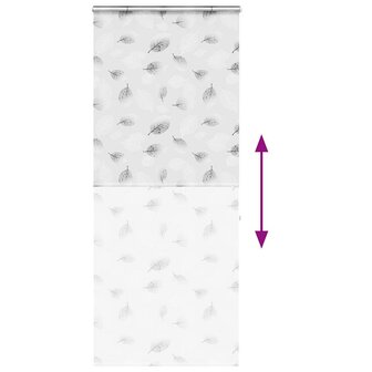 Doucherolgordijn met cassette 90x240 cm stofbreedte 86 cm 5