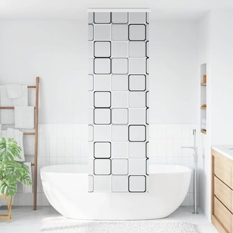 Doucherolgordijn met cassette 60x240 cm stofbreedte 56 cm 2
