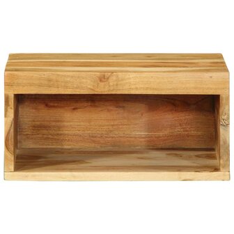 Tv-meubel wandmontage 40x30x19 cm massief acaciahout 4