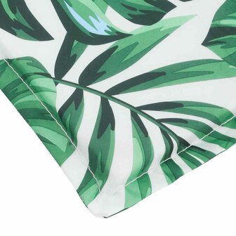 Ligbedkussen bladpatroon 180x60x4 cm oxford stof 6