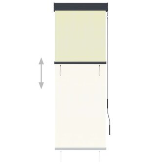 Rolgordijn voor buiten 60x250 cm cr&egrave;me 3