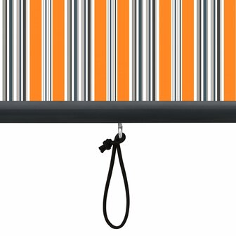 Rolgordijn voor buiten 100x250 cm geel en blauw 7