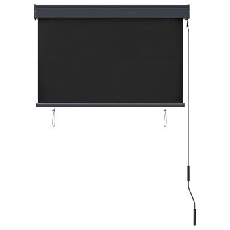 Rolgordijn voor buiten 100x250 cm antraciet 4