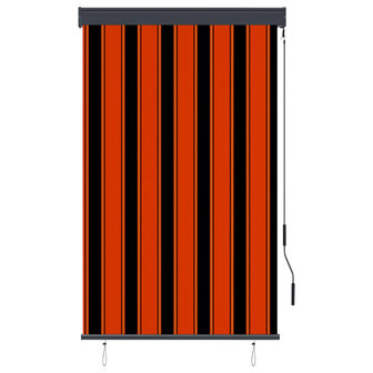 Rolgordijn voor buiten 100x250 cm oranje en bruin 2