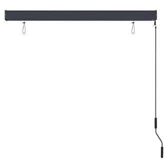 Rolgordijn voor buiten 140x250 cm blauw en wit 5