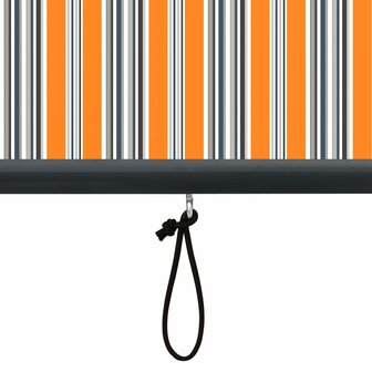 Rolgordijn voor buiten 160x250 cm geel en blauw 7