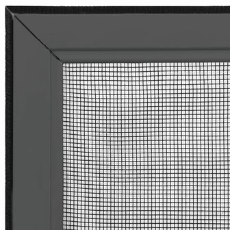 Raamhor uitschuifbaar (75-143)x50 cm antracietkleurig 9