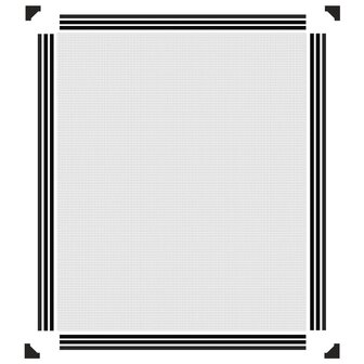 Insectenhor voor ramen magnetisch 100x120 cm antracietkleurig 6
