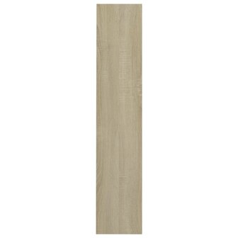 Wandschoenenkast 60x18x90 cm spaanplaat sonoma eikenkleurig 5