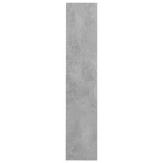 Wandschoenenkast 60x18x90 cm spaanplaat betongrijs 5