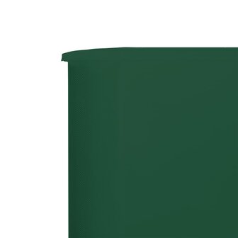 Windscherm 9-panelen 1200x120 cm stof groen 4