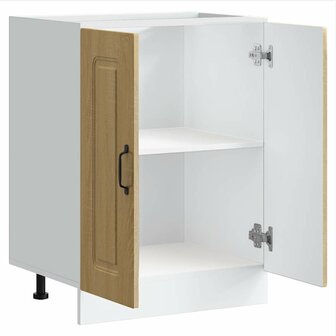 Spoelbakonderkast Kalmar 60x46x81,5cm bewerkt hout sonoma eiken 5