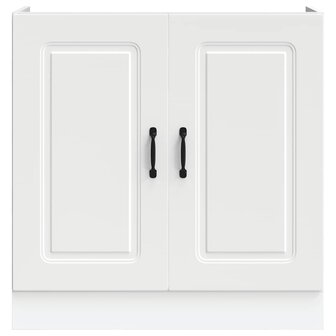 Spoelbakonderkast Kalmar 80x46x81,5 cm bewerkt hout wit 3