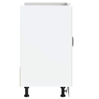 Spoelbakonderkast Kalmar 80x46x81,5cm bewerkt hout hoogglanswit 6