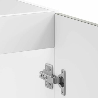 Spoelbakonderkast Kalmar 80x46x81,5 cm bewerkt hout betongrijs 9