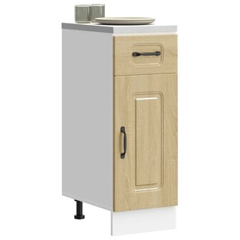Keuken onderkast Kalmar bewerkt hout sonoma eikenkleurig 1