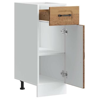 Keuken onderkast Kalmar bewerkt hout oud houtkleurig 5