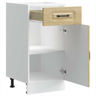 Keuken onderkast Kalmar bewerkt hout sonoma eikenkleurig 5