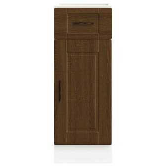 Keuken onderkast &quot;Porto&quot; bewerkt hout bruin eikenkleur 4