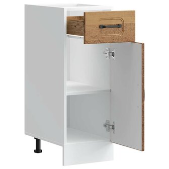 Keuken onderkast &quot;Porto&quot; bewerkt hout oud houtkleurig 5